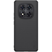 Пластиковый чехол NILLKIN Frosted Shield Pro для Xiaomi Redmi Note 14 Pro 5G - Black: фото 1 из 16