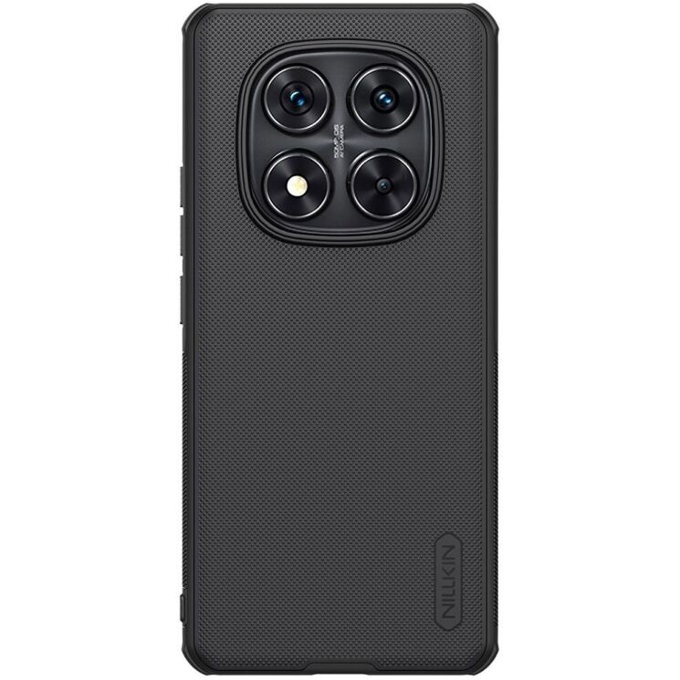 Пластиковый чехол NILLKIN Frosted Shield Pro для Xiaomi Redmi Note 14 Pro 5G - Black: фото 1 из 16