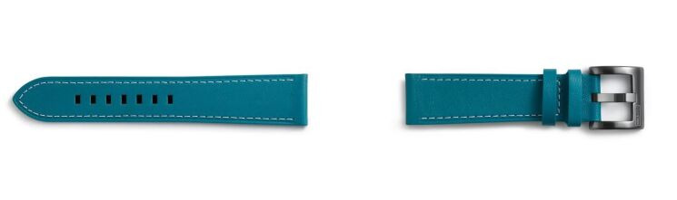 Ремешок Classic Leather для часов Samsung Gear Sport (GP-R600BREEBAA) - Blue: фото 3 з 3