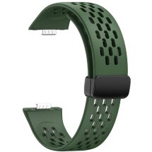 Ремешок Deexe Astra Strap для Huawei Watch Fit 3 - Green: фото 1 из 3