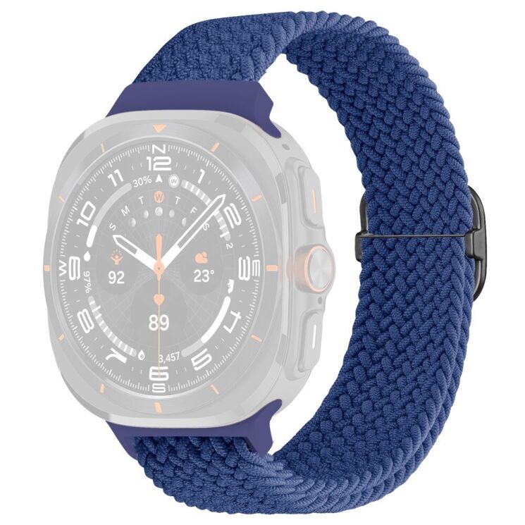 Ремешок Deexe Braided Strap для Samsung Galaxy Watch Ultra (47mm) - Blue: фото 1 из 7