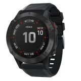 Ремінець Deexe Color Series для годинників Garmin з кріпленням QuickFit 26mm - Black: фото 1 з 5