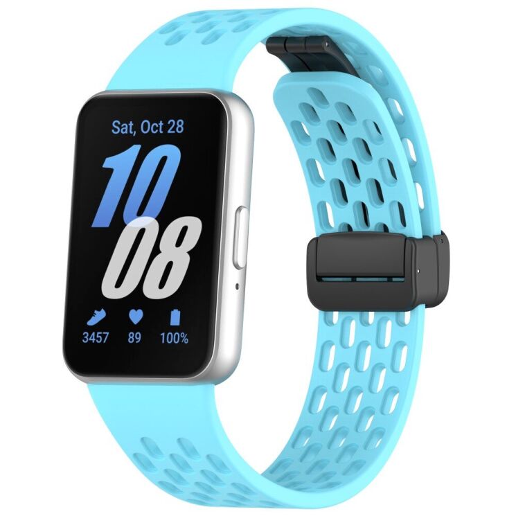 Ремінець Deexe Eclipse для Samsung Galaxy Fit 3 - Blue: фото 1 з 7