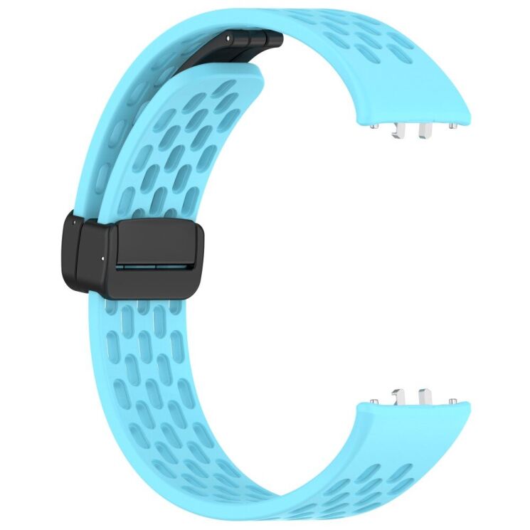 Ремінець Deexe Eclipse для Samsung Galaxy Fit 3 - Blue: фото 4 з 7