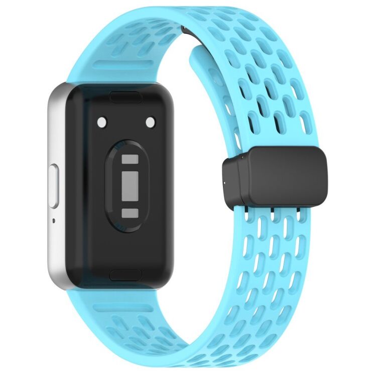 Ремінець Deexe Eclipse для Samsung Galaxy Fit 3 - Blue: фото 2 з 7