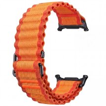 Ремінець Deexe Flow Snap для Samsung Galaxy Watch Ultra 2 / Ultra / Ultra (2025) - Orange: фото 1 з 4