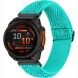 Ремешок Deexe Knitted Strap для Garmin Fenix 8 (47mm) / Fenix E (47mm) / Quatix 8 (47mm) - Mint Green (367407MG). Фото 2 из 5