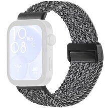 Ремешок Deexe Knitted Strap для Huawei Watch Fit 3 / Fit 4 / Fit 4 Pro - Grey: фото 1 из 7