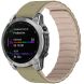 Ремешок Deexe Magnetic Band для часов Garmin c креплением Quick Fit 26mm - Light Brown (369101LZ). Фото 3 из 4