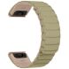 Ремешок Deexe Magnetic Band для часов Garmin c креплением Quick Fit 26mm - Light Brown (369101LZ). Фото 2 из 4