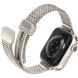 Ремінець Deexe Milanese Band для Apple Watch 46 / 45 / 44 / SE 44 / 42 (Series 1-3) / Ultra / Ultra 2 - Starlight (371800SL). Фото 3 з 6