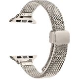 Ремінець Deexe Milanese Band для Apple Watch 46 / 45 / 44 / SE 44 / 42 (Series 1-3) / Ultra / Ultra 2 - Starlight (371800SL)
