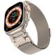 Ремінець Deexe Milanese Design для Apple Watch 46 / 45 / 44 / SE 44 / 42 (Series 1-3) / Ultra / Ultra 2 / Ultra 3 - Titanium (371838T). Фото 8 з 8
