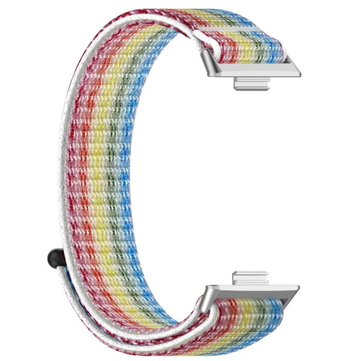 Ремінець Deexe Nylon Loop для Huawei Watch Fit 3 - Rainbow: фото 2 з 7