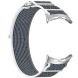 Ремешок Deexe Nylon Strap для Google Pixel Watch 3 (45mm) - Green / Grey (380702HG). Фото 3 из 6