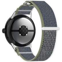 Ремешок Deexe Nylon Strap для Google Pixel Watch 3 (45mm) - Green / Grey: фото 1 из 6