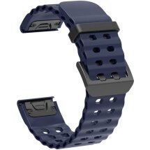 Ремешок Deexe Ocean Strap для часов Garmin c креплением QuickFit 22mm - Midnight Blue: фото 1 из 6