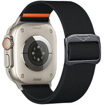 Ремінець Deexe Orbit Flex для Apple Watch 42 (Series 10) / 41 / 40 / SE 40 / 38 - Black: фото 1 з 5