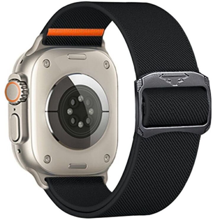 Ремінець Deexe Orbit Flex для Apple Watch 42 (Series 10) / 41 / 40 / SE 40 / 38 - Black: фото 1 з 5