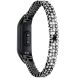 Ремешок Deexe Rhinestone для Xiaomi Mi Smart Band 8 / 9 - Black (326040B). Фото 1 из 6