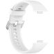 Ремешок Deexe Silicone Band для Huawei Watch Fit 3 / Fit 4 / Fit 4 Pro - White (357126W). Фото 4 из 10