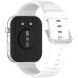Ремешок Deexe Silicone Band для Huawei Watch Fit 3 / Fit 4 / Fit 4 Pro - White (357126W). Фото 1 из 10