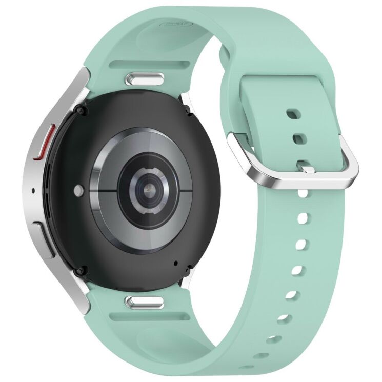 Ремінець Deexe Silicone Band для Samsung Galaxy Watch 4 / 4 Classic / 5 / 5 Pro / 6 / 6 Classic / 7 / FE - Green: фото 1 з 8