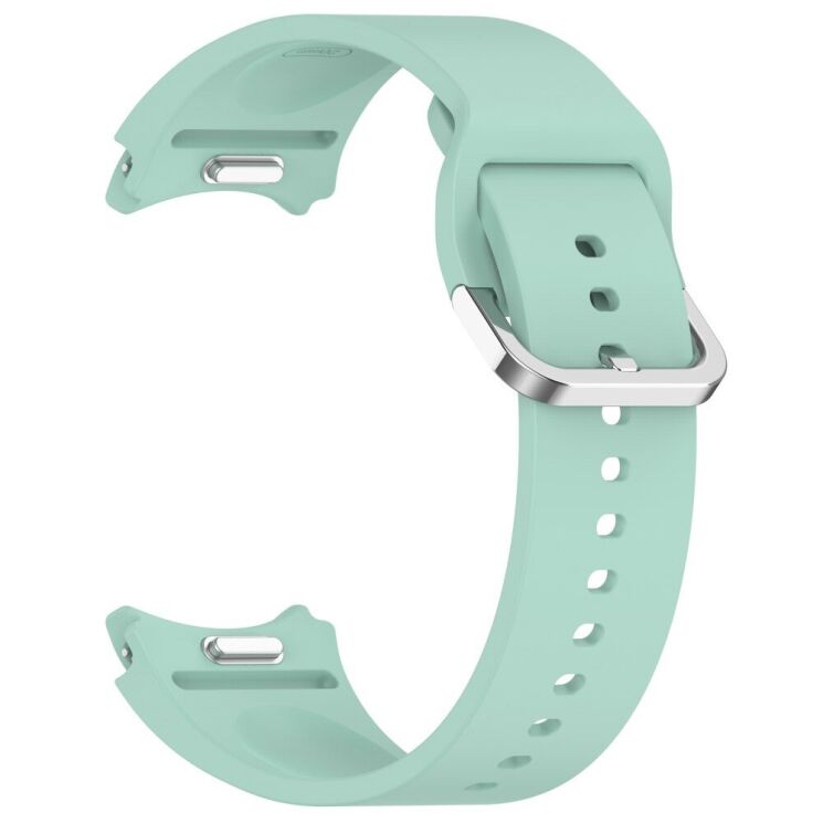Ремінець Deexe Silicone Band для Samsung Galaxy Watch 4 / 4 Classic / 5 / 5 Pro / 6 / 6 Classic / 7 / FE - Green: фото 3 з 8
