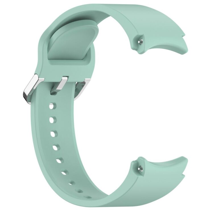 Ремінець Deexe Silicone Band для Samsung Galaxy Watch 4 / 4 Classic / 5 / 5 Pro / 6 / 6 Classic / 7 / FE - Green: фото 4 з 8