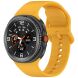 Ремешок Deexe Silicone Band для Samsung Galaxy Watch 8 (40/44mm) / 8 Classic - Yellow (384190Y). Фото 2 из 7