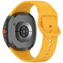 Ремінець Deexe Silicone Band для Samsung Galaxy Watch 8 (40/44mm) / 8 Classic - Yellow: фото 1 з 7