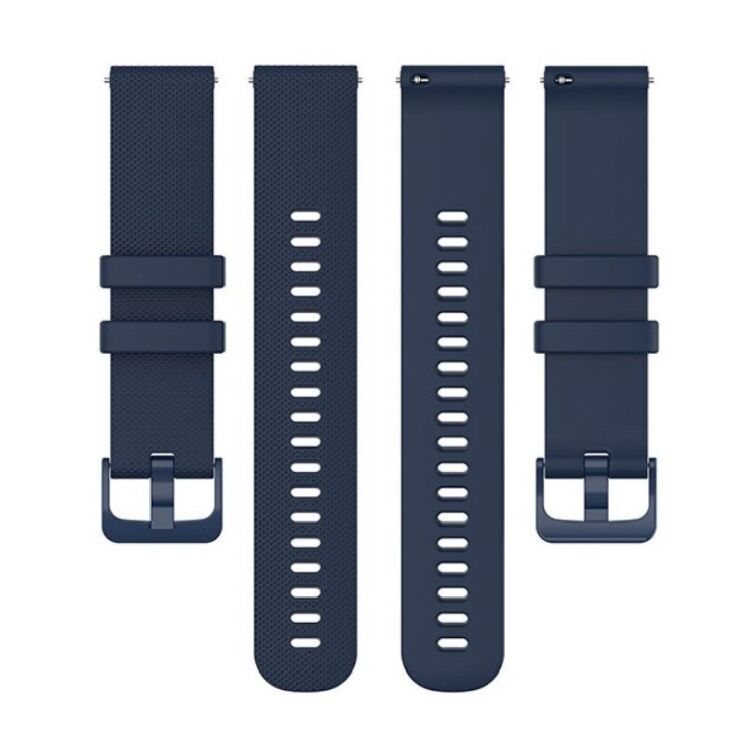 Ремешок Deexe Silicone Watchband для Huawei Watch GT 3 (46mm) - Navy Blue: фото 5 из 8