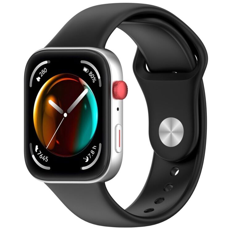 Ремешок Deexe Soft Touch для Huawei Watch Fit 3 - Black: фото 4 из 7