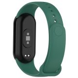 Ремінець Deexe Soft Touch для Xiaomi Mi Smart Band 8 / 9 / 10 - Dark Green (326001DG)