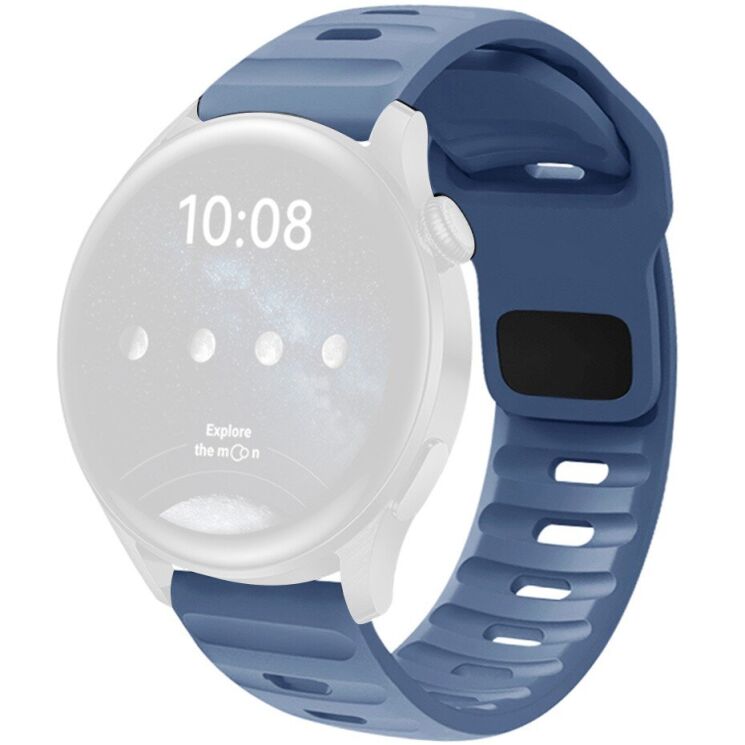 Ремінець Deexe Sport Band Аксесуари для годинників Ремінці 20мм - Blue: фото 1 з 3