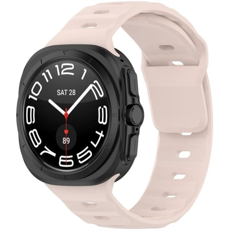 Ремешок Deexe Sport Series для Samsung Galaxy Watch Ultra (47mm) - Pink: фото 4 из 6