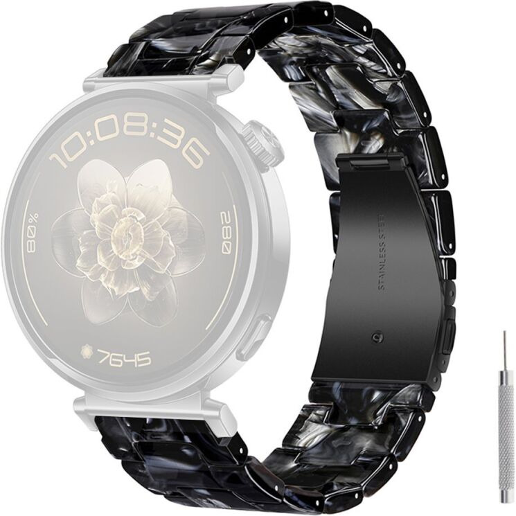 Ремінець для годинника Reframe Amberline для годинників з шириною кріплення 22мм - Flash Black (895564FB) Ремінець для годинника Reframe Amberline для годинників з шириною кріплення 22мм - Flash Black: фото 1 з 8