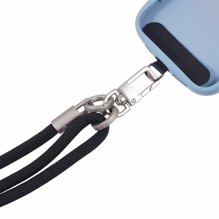 Ремінець для смартфона Deexe Crossbody Strap - All Black (983028BB) Ремінець для смартфона Deexe Crossbody Strap - All Black: фото 3 з 5