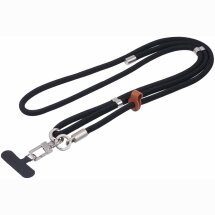 Ремінець для смартфона Deexe Crossbody Strap - All Black: фото 1 з 5