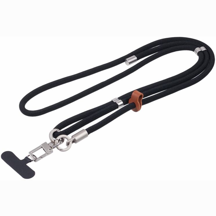 Ремінець для смартфона Deexe Crossbody Strap - All Black (983028BB) Ремінець для смартфона Deexe Crossbody Strap - All Black: фото 1 з 5