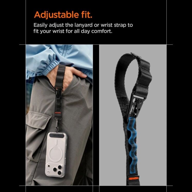 Ремешок для смартфона Spigen DA30M Lanyard Strap (AFA10616) - Black: фото 13 из 16