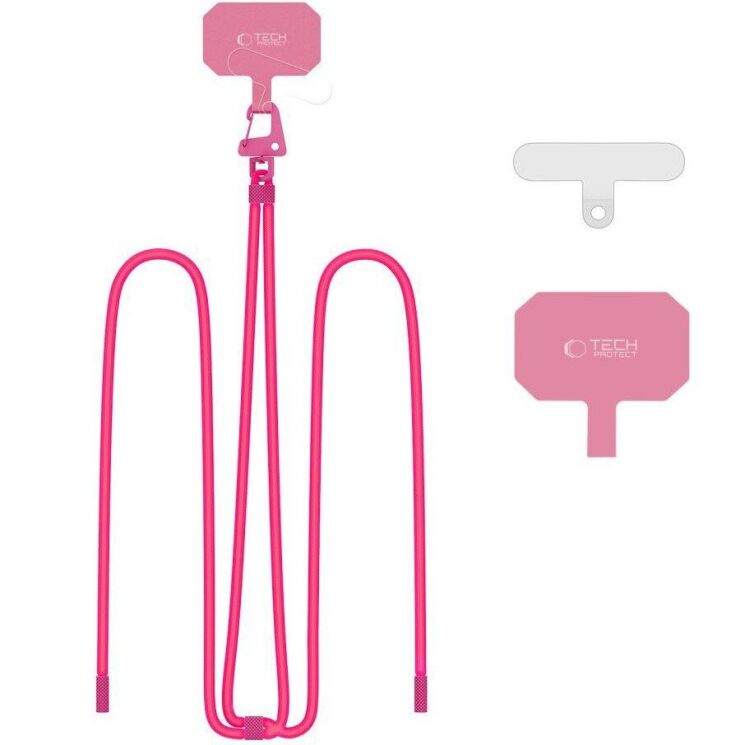 Ремешок для смартфона Tech-Protect C5S ROPE - Neon Pink: фото 1 из 3