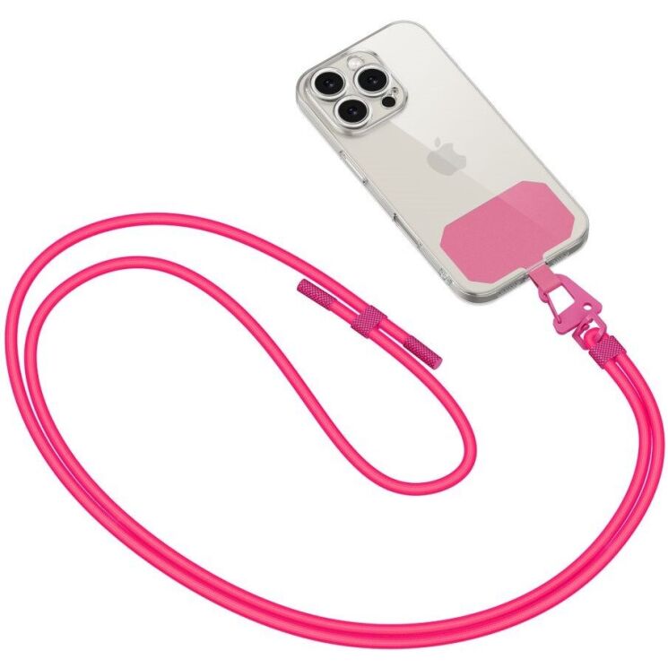 Ремешок для смартфона Tech-Protect C5S ROPE - Neon Pink: фото 2 из 3