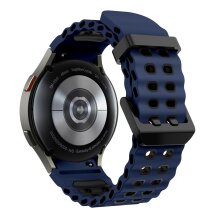 Ремінець KALEBOL Ocean Strap для Samsung Galaxy Watch 4 / 4 Classic / 5 / 5 Pro / 6 / 6 Classic / 7 / FE - Midnight Blue / Black: фото 1 з 9