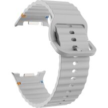 Ремінець KALEBOL Silicone Strap для Samsung Galaxy Watch 8 (40/44mm) / 8 Classic - Grey: фото 1 з 7