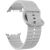 Ремінець KALEBOL Silicone Strap для Samsung Galaxy Watch 8 (40/44mm) / 8 Classic - Grey: фото 1 з 7