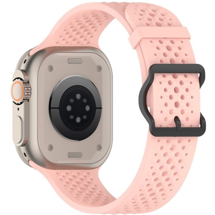 Ремінець Reframe Holes Fit для Apple Watch 49 / 46 / 45 / 44 / SE 44 / 42 (Series 1-3) / Ultra / Ultra 2 - Pink: фото 1 з 7