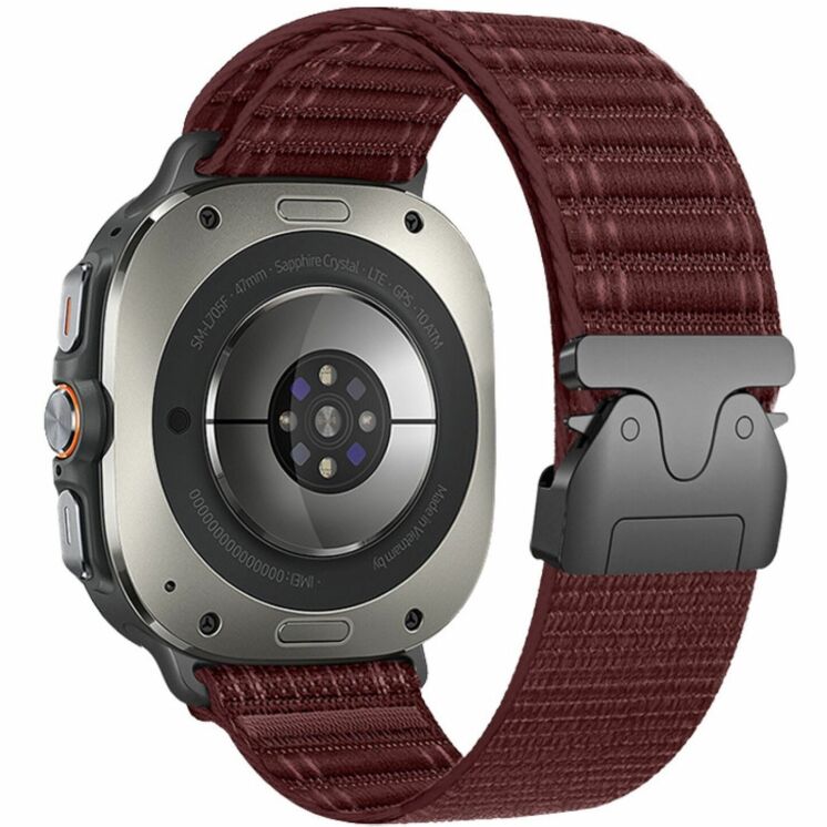 Ремешок Reframe Trek Band для Samsung Galaxy Watch Ultra (47mm) / Ultra (2025) - Wine Red: фото 1 из 5