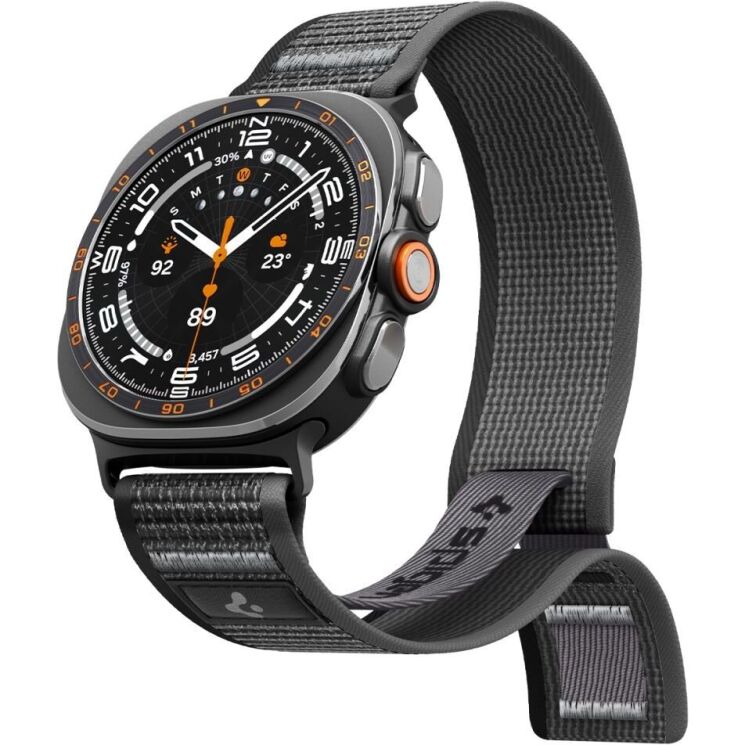 Ремешок Spigen Athlex Air для Samsung Galaxy Watch Ultra 2 / Ultra / Ultra (2025) AMP11614 - Black / Grey (427009BH) Ремешок Spigen Athlex Air для Samsung Galaxy Watch Ultra 2 / Ultra / Ultra (2025) AMP11614 - Black / Grey: фото 2 из 14