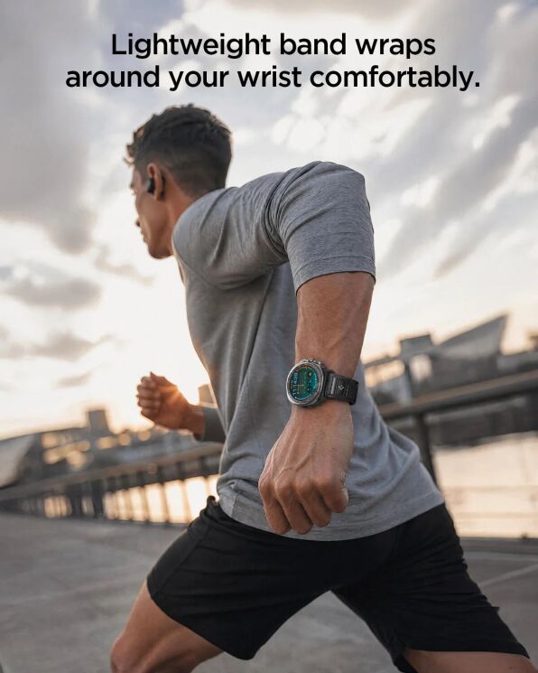 Ремешок Spigen Athlex Air для Samsung Galaxy Watch Ultra 2 / Ultra / Ultra (2025) AMP11614 - Black / Grey (427009BH) Ремешок Spigen Athlex Air для Samsung Galaxy Watch Ultra 2 / Ultra / Ultra (2025) AMP11614 - Black / Grey: фото 13 из 14